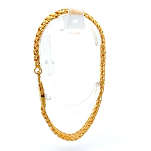 Gold Chain Bracelet - Florentine Finesse | Mustafa Jewellery