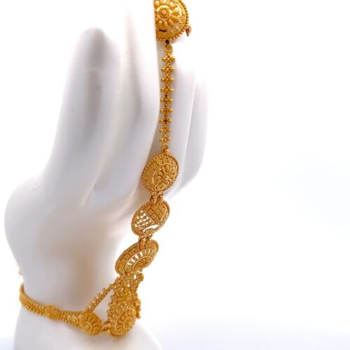 Grace of Gold Haath Phool - Right Side View | Mustafa Jewellery