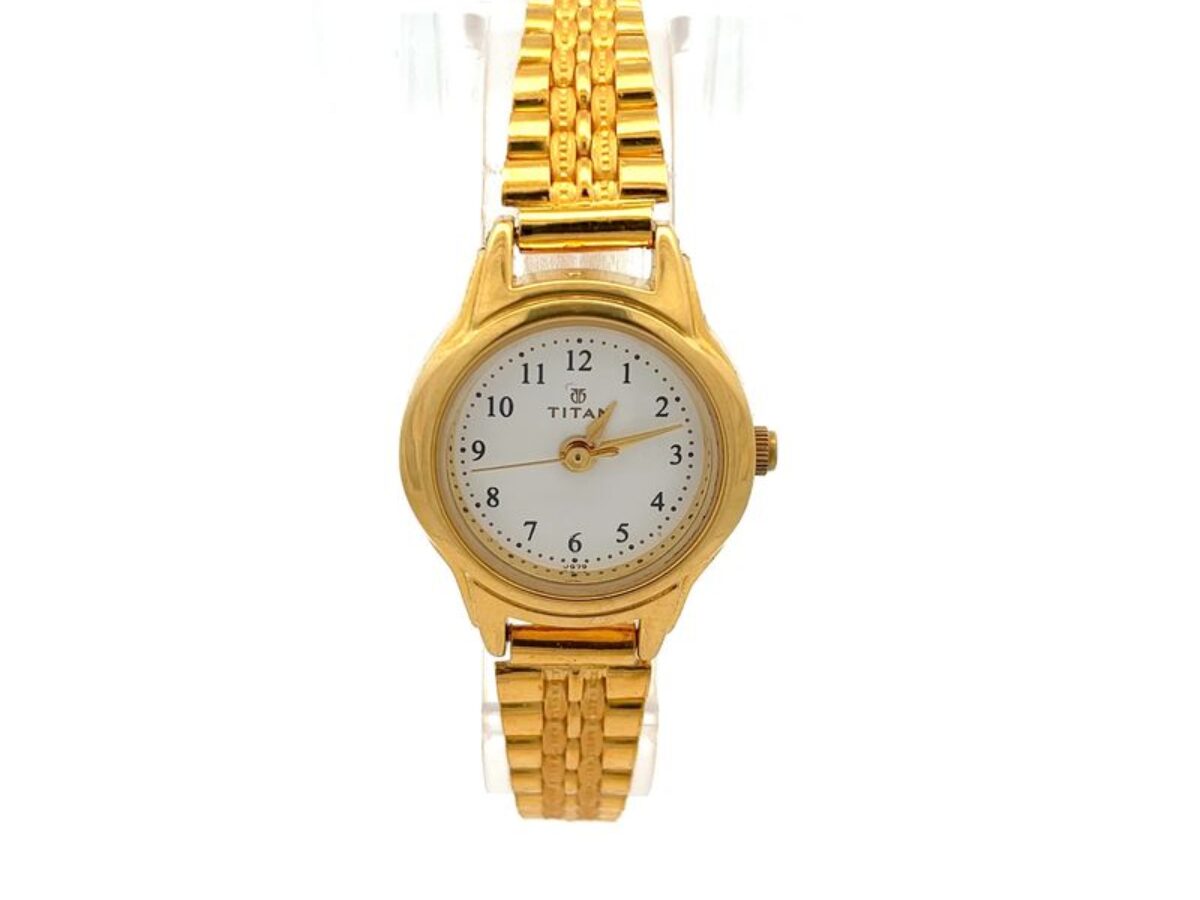 Ladies gold watch price best sale