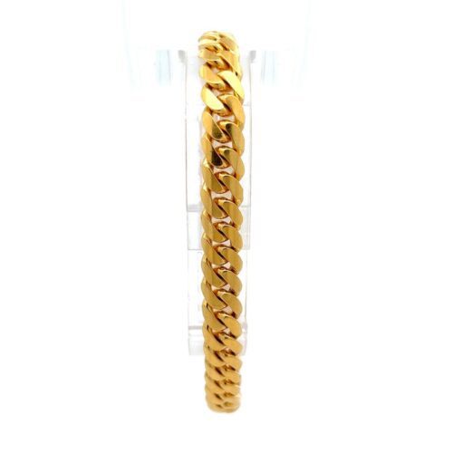Venetian Elegance Gold Chain Bracelet | Mustafa Jewellery