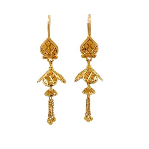 Blossom Bells Jhumka Earrings | Mustafa Jewellery