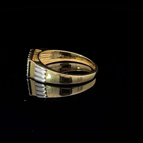 Dainty Duchess Gold Toe Ring - Left Side View | Mustafa Jewellery