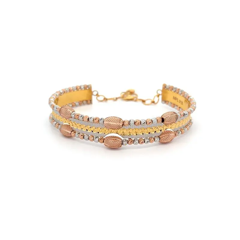 Verigold Radiance Gold Lightweight Bangle | Mustafa Jewellery Singapore