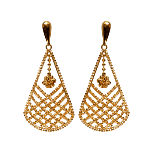 Enchanted Princess Dangle Earrings | Mustafa Jewellery Singapore