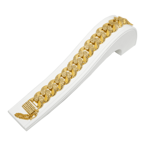 Cowboy Gold Chain Bracelet | Mustafa Jewellery Singapore