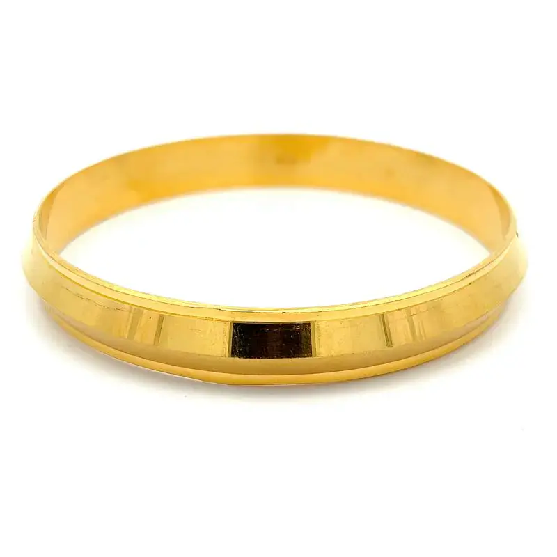 Pure Majesty Gold Kada For Men | Mustafa Jewellery Singapore