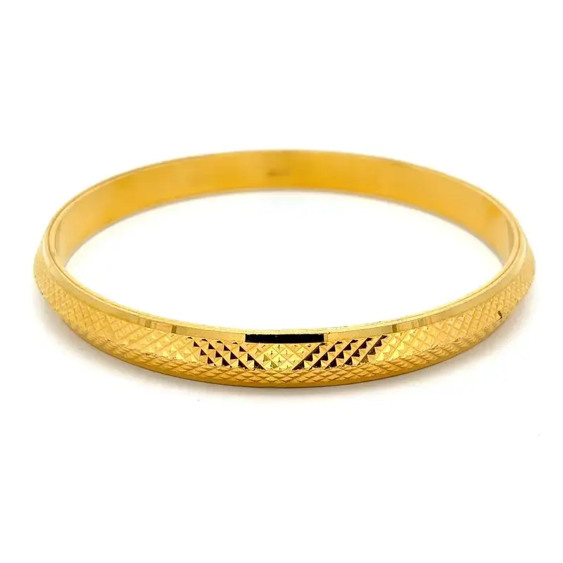 Sikh Warrior’s Gold Kada For Men | Mustafa Jewellery Singapore