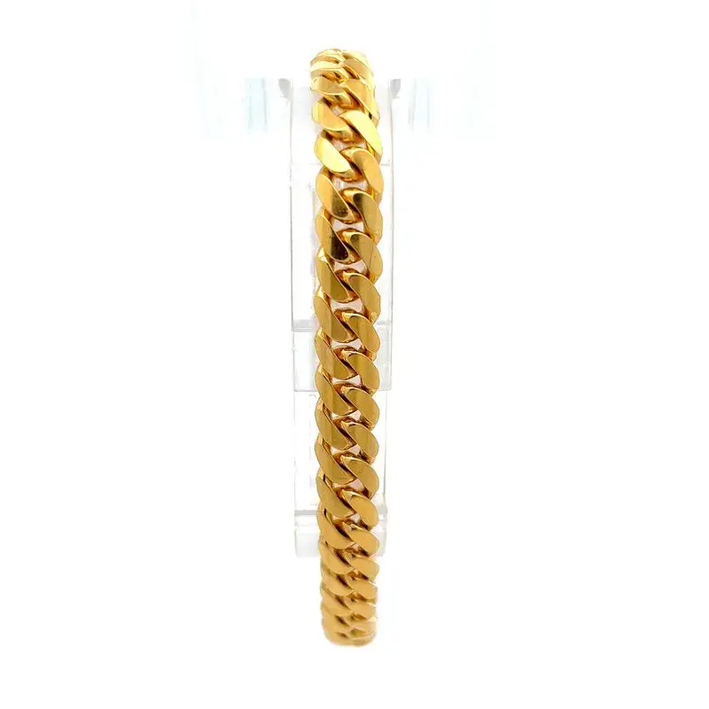 Venetian Elegance Gold Chain Bracelet | Mustafa Jewellery Singapore