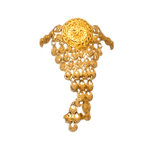 Floral Fantasia Gold Necklace - Front