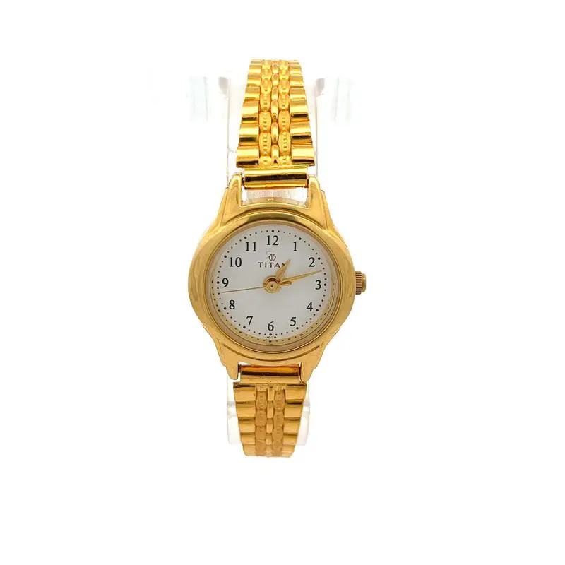 Belle Époque Gold Women’s Watch by Titan | Mustafa Jewellery Singapore