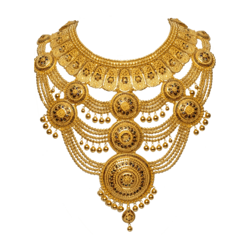 Gold Haram - Celestial Harmony | Mustafa Jewellery