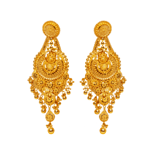 Serene Whisper Dangle Earrings | Mustafa Jewellery