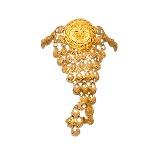 Floral Whispers Gold Haath Phool | Mustafa Jewellery