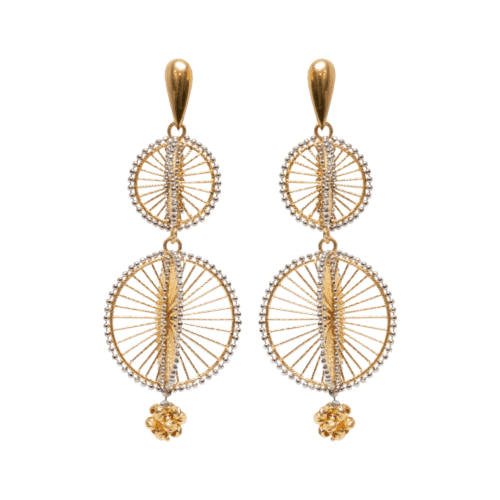 Enchanting Serenade Dangle Earrings | Mustafa Jewellery