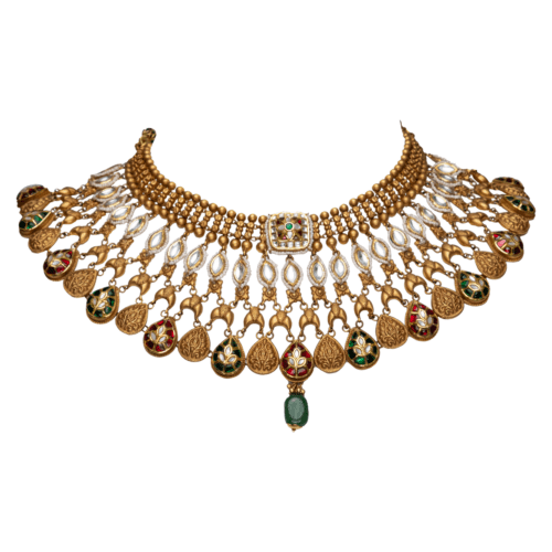 Sunset Serenade Gold Necklace | Mustafa Jewellery
