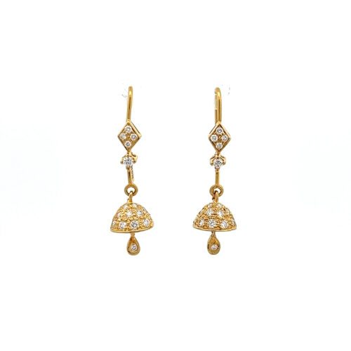 Opulent Diamond Earrings | Mustafa Jewellery Singapore