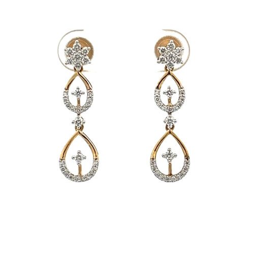 Classic Diamond Earrings | Mustafa Jewellery Singapore