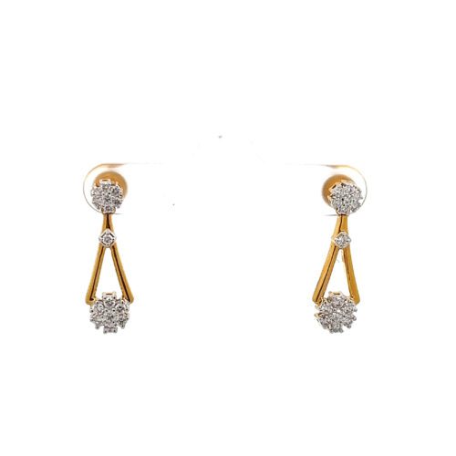 Precious Diamond Earrings | Mustafa Jewellery