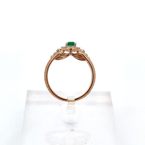 Jewel-Laden Diamond Ring - Front