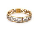 Diamond Crown Bangle - Left