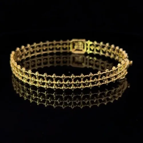 Majestic Sparkle Diamond Bangle - Back