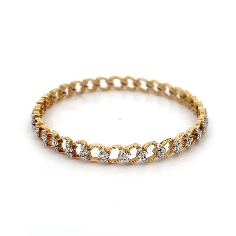 Mirage Diamond Bangle | Mustafa Jewellery Singapore