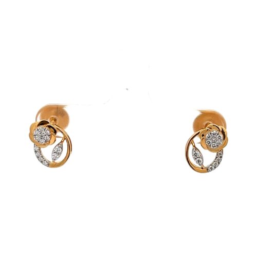 Dreamy Diamond Stud Earrings | Mustafa Jewellery Singapore