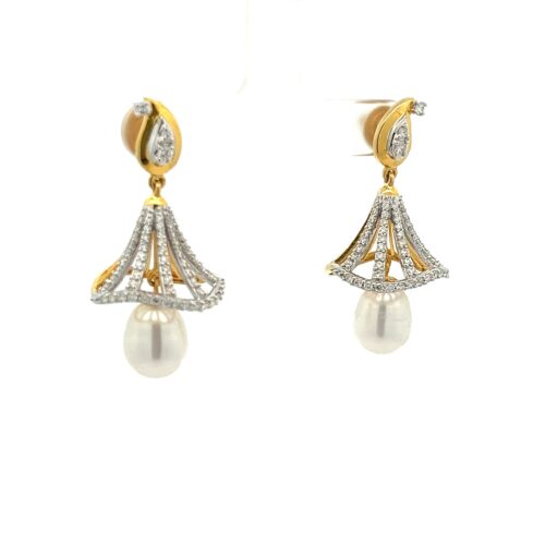 Exquisite Diamond Earrings - Front