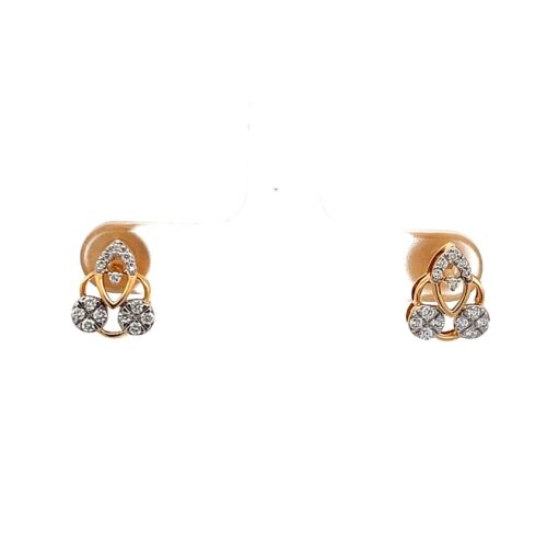 Grace Diamond Stud Earrings - Front