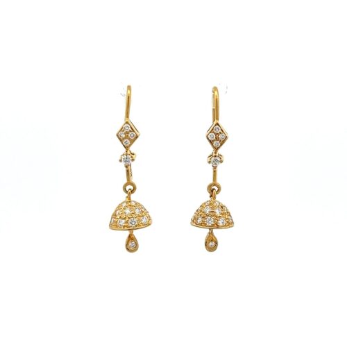 Opulent Diamond Earrings | Mustafa Jewellery Singapore