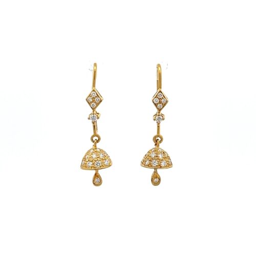 Opulent Diamond Earrings - Front