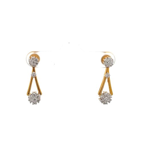 Precious Diamond Earrings - Front