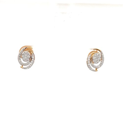 Unique Diamond Stud Earrings | Mustafa Jewellery Singapore