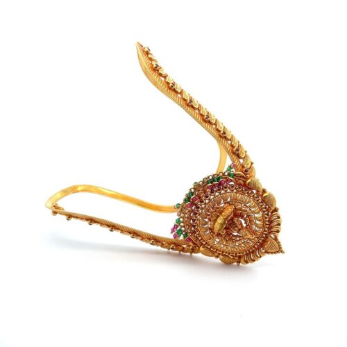 Opulent Antique Vaniki Gold Armlet | Mustafa Jewellery