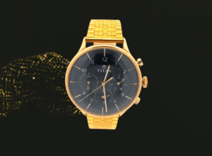 Titan’s Majesty Men’s Gold Watch