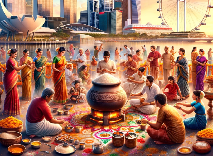 Harvest in Gold: Pongal's Golden Traditions in Singapore