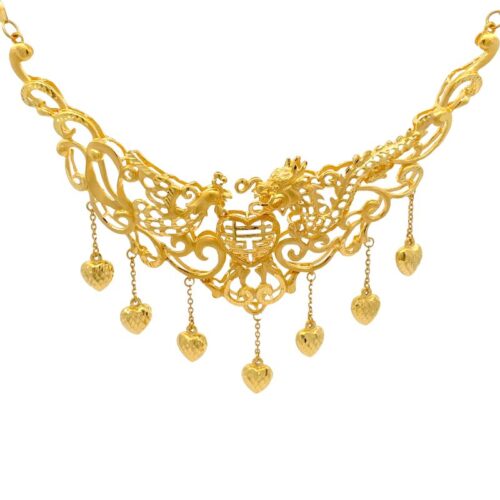 Dynasty Gold Necklace - Front View