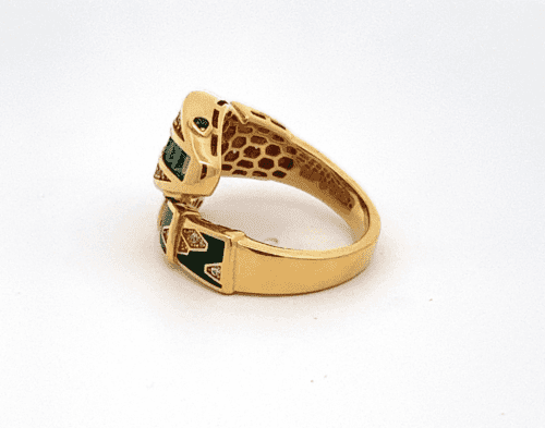 Serpent’s Allure Ring For Men - Left