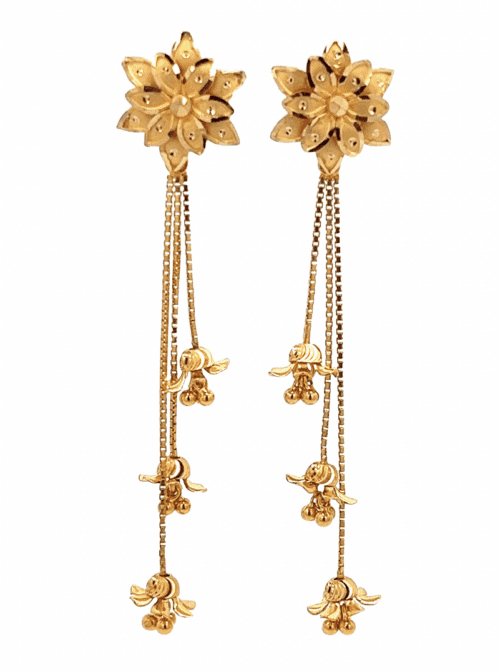 Cascade Drops Earrings | Mustafa Jewellery Singapore