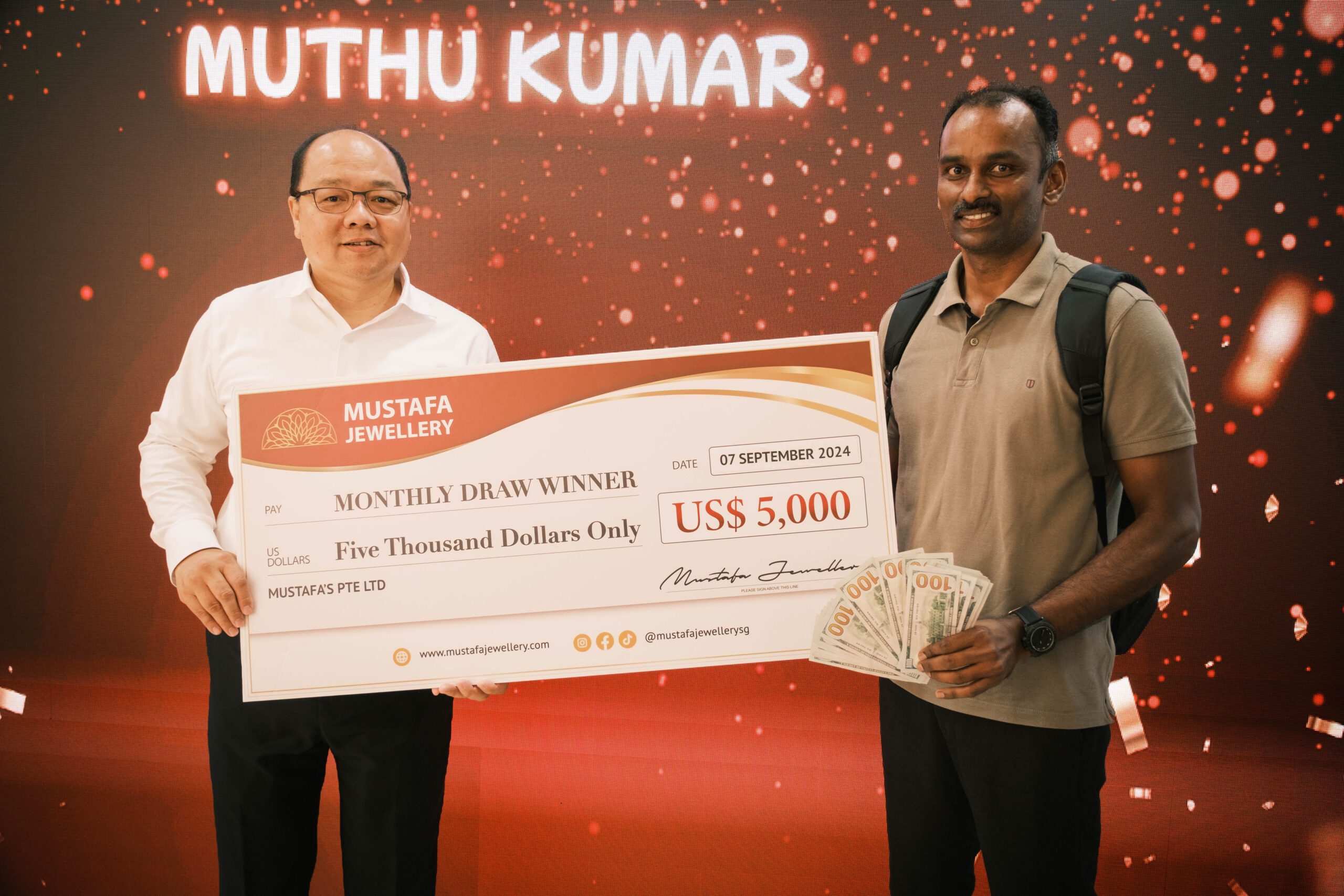 Reveal Your Future 7th September Lucky Draw | Mustafa Jewellery Singapore