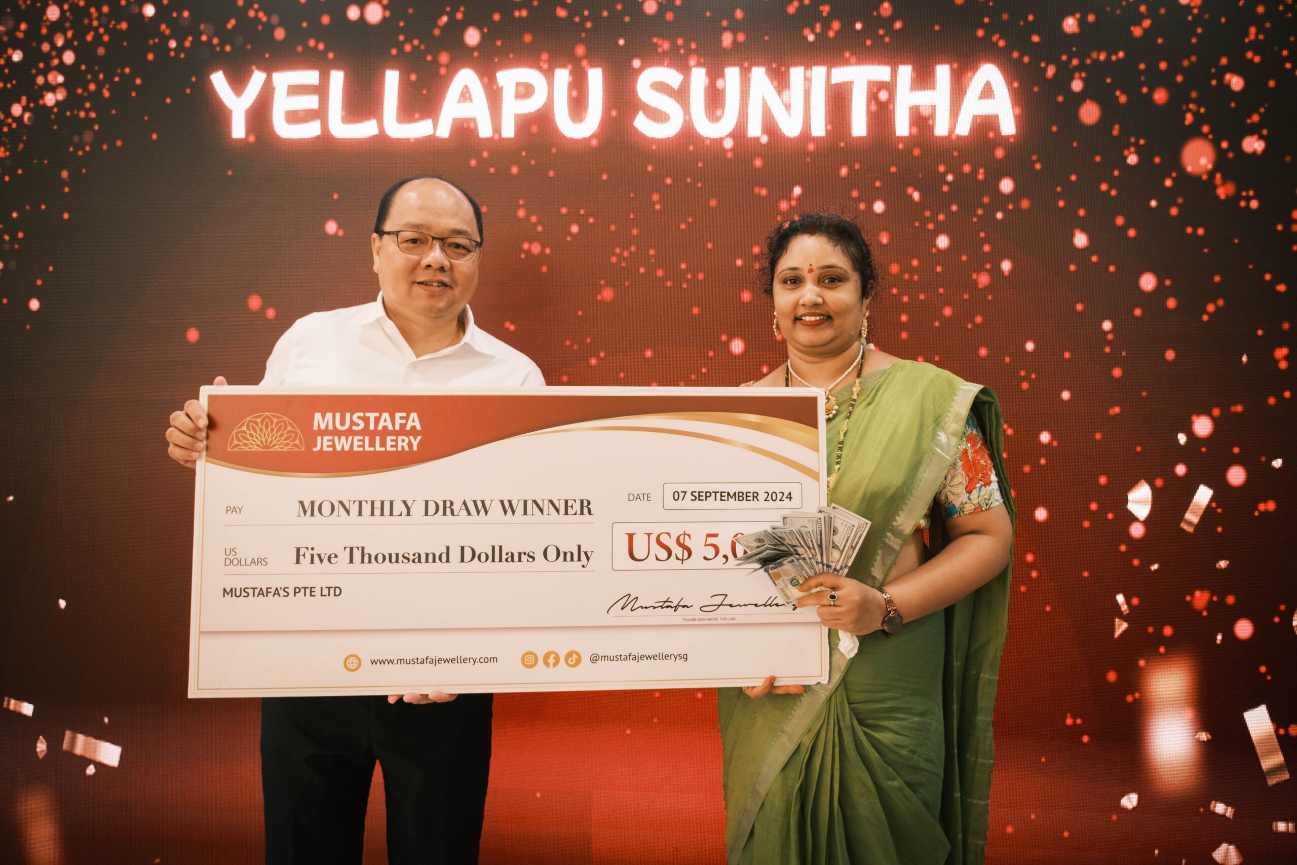 September Lucky Draw | Mustafa Jewellery Singapore