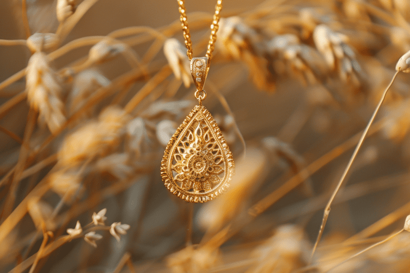 How to Style Gold Pendants 