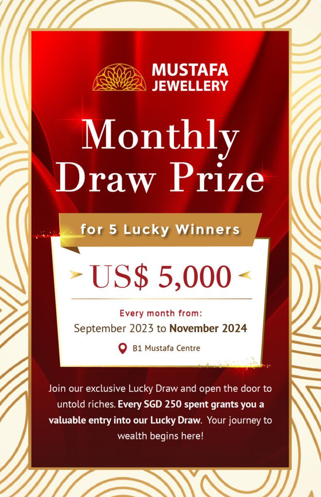 Mustafa Jewellery Monthly Draw Prize Mustafa Jewellery Monthly Draw Prize