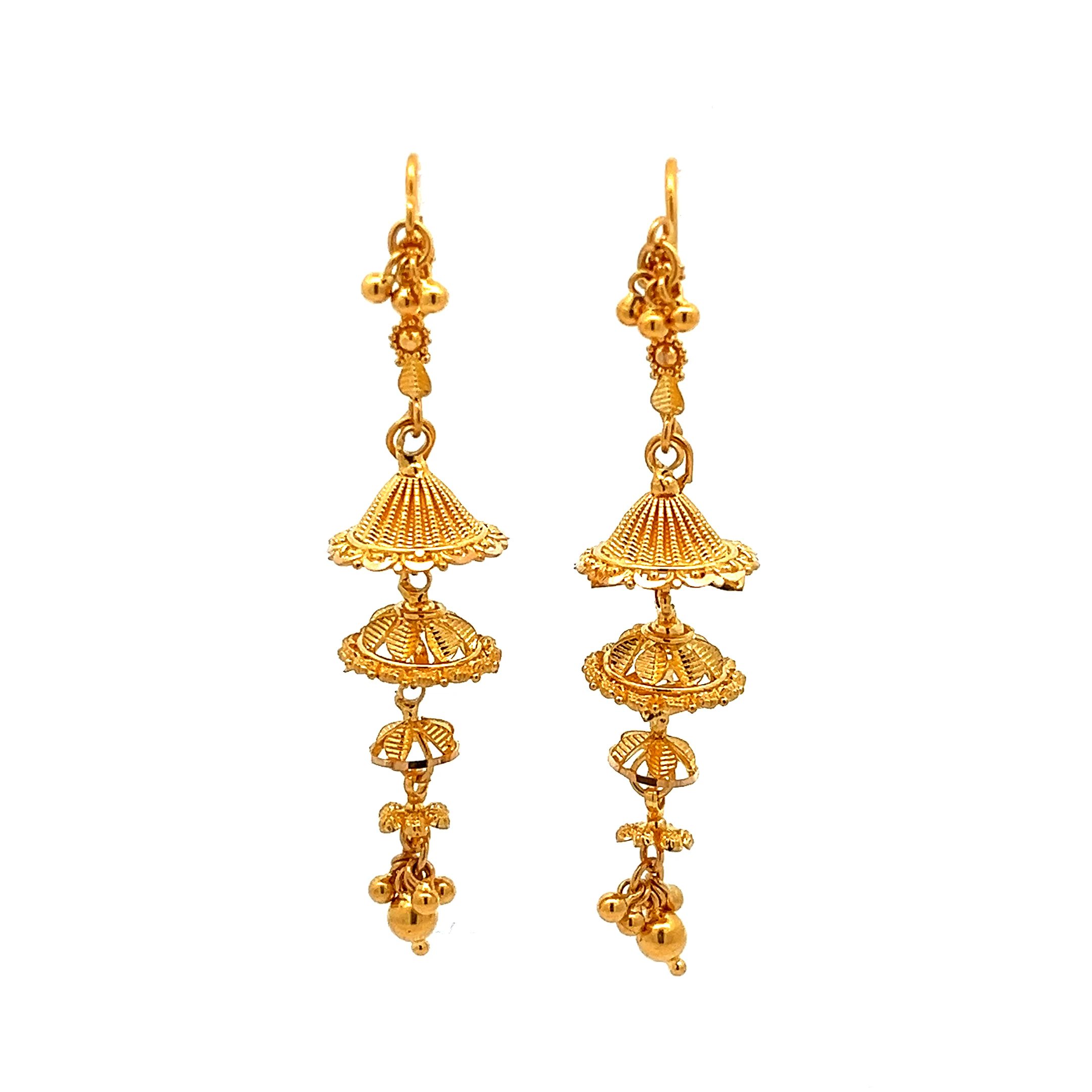 Legacy Cascade Earrings - Mustafa Jewellery Singapore