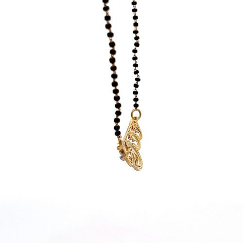 Swift Diamond Mangalsutra Necklace - Left
