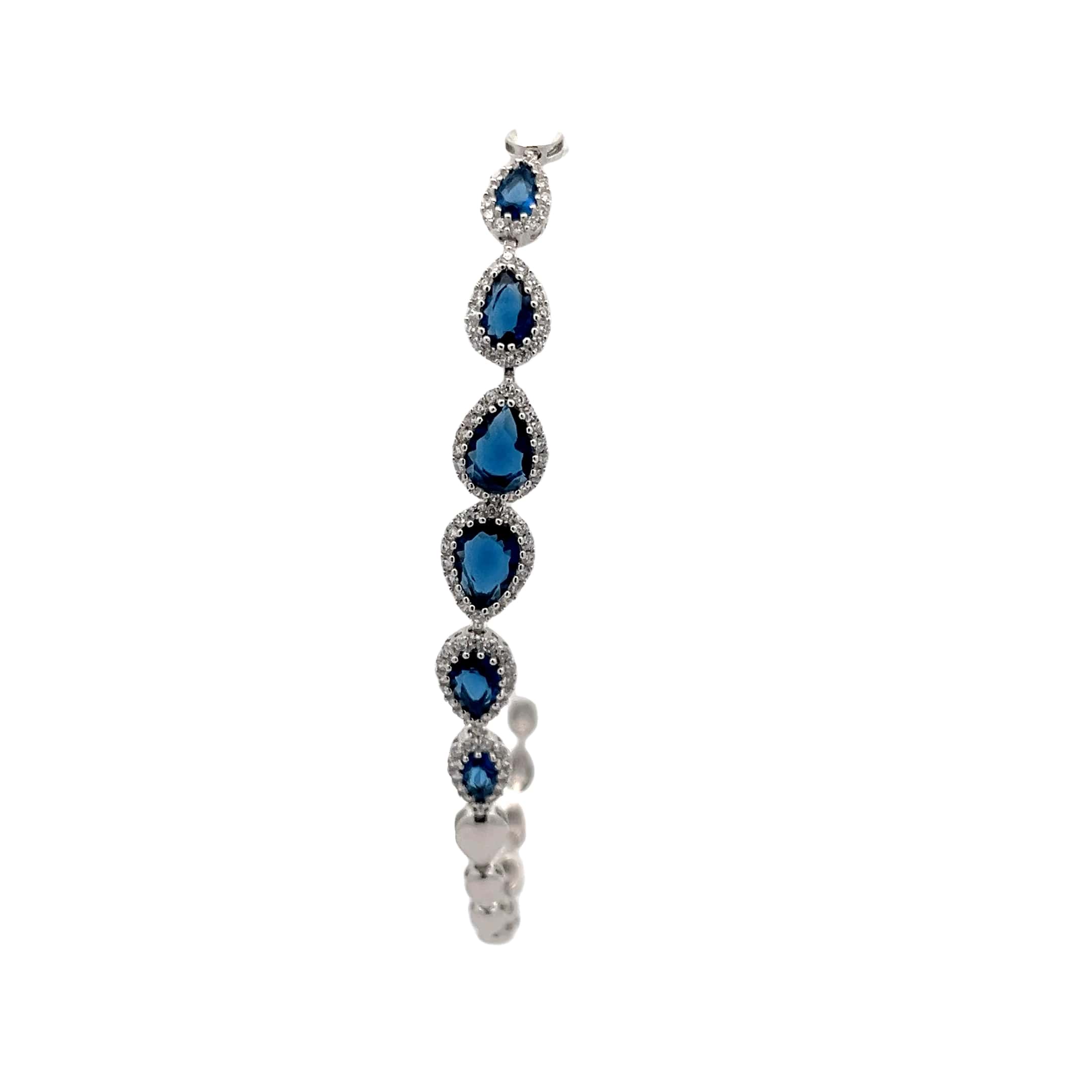 Midnight Sapphire Bracelet - Front | Mustafa Jewellery Singapore
