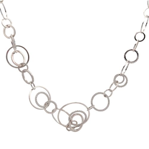Lapis Radiance Silver Necklace | Mustafa Jewellery Singapore