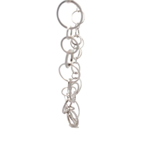 Lapis Radiance Silver Necklace - Left