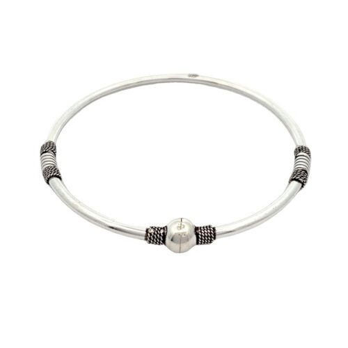 Celestial Silver Kada | Mustafa Jewellery Singapore