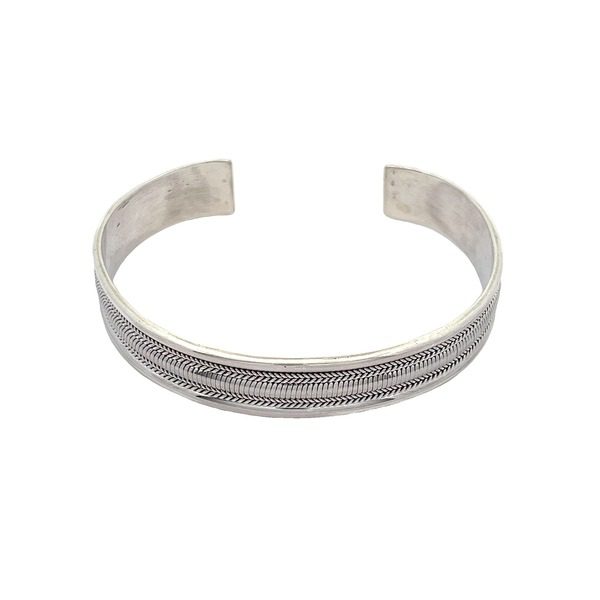 Infinity Silver Kada | Mustafa Jewellery Singapore